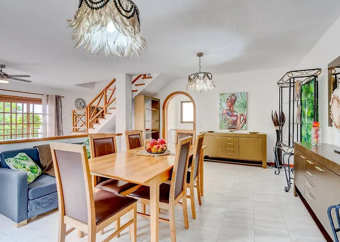 Willa Natali ,luxury 3-levels Large On Tenerife, Ocean View, Private Poo L& Barbecue Area